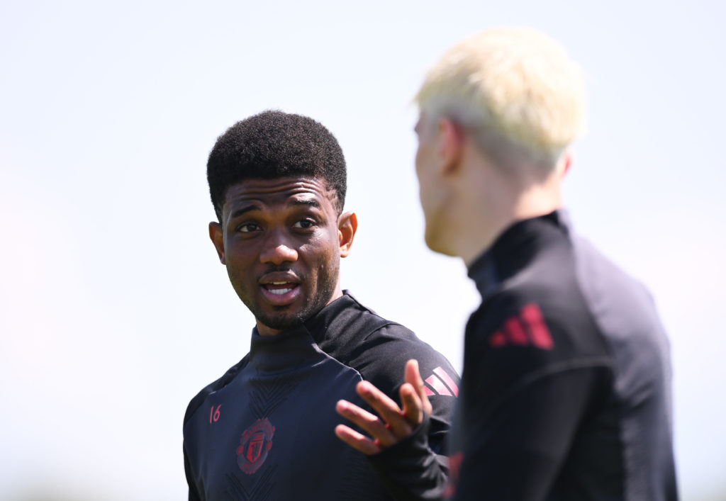 Manchester United Training Session And Press Conference - UEFA Europa League Final 2025