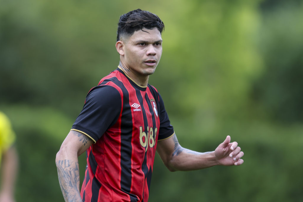 Bournemouth striker Evanilson during pre-season training.