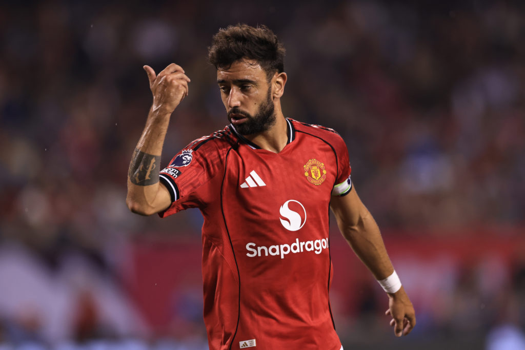 Bruno Fernandes playing Bournemouth on pre-season