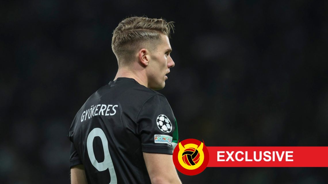 Viktor Gyokeres playing for Sporting, exclusive from United in Focus