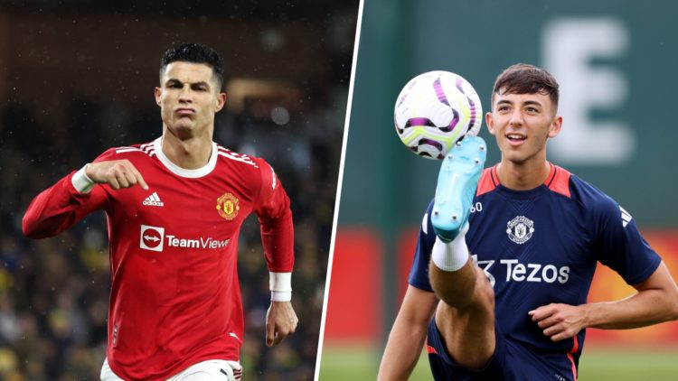 Aljofree split image with Cristiano Ronaldo