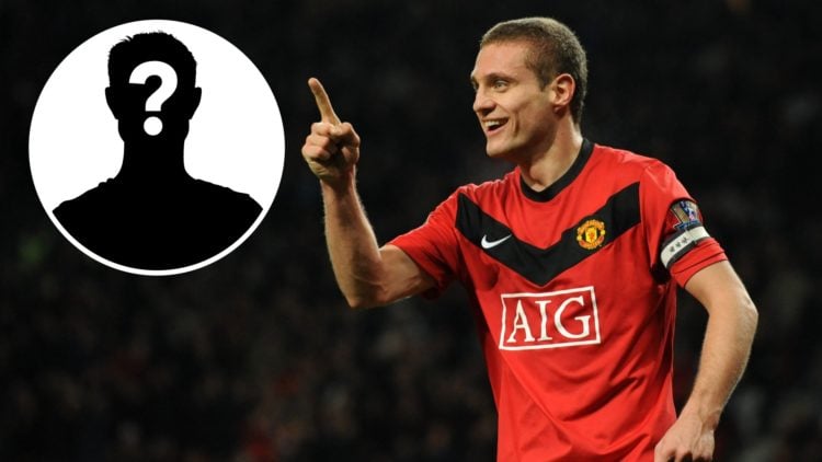 Nemanja Vidic split image with mystery player