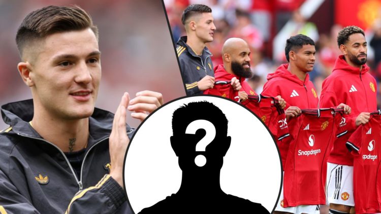 Benjamin Sesko ahead of the pre-season friendly match between Manchester United and Fiorentina at Old Trafford, inset the former RB Leipzig striker.