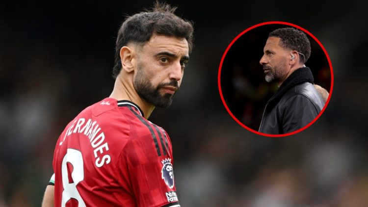 Bruno Fernandes, and Rio Ferdinand inset