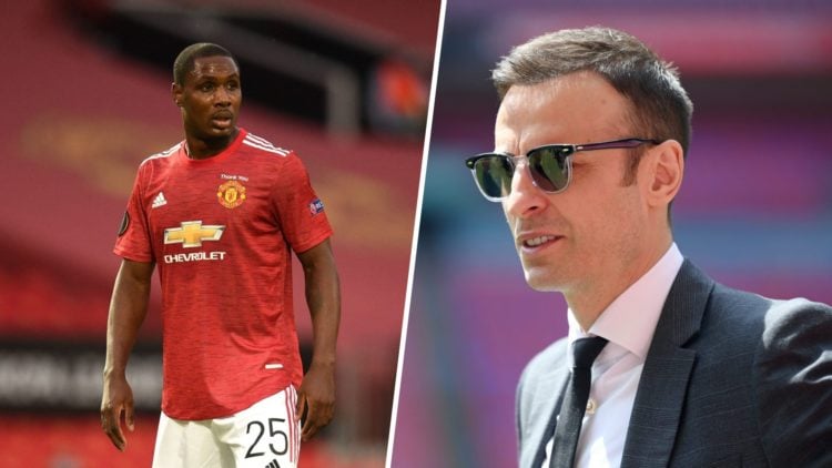 Odion Ighalo split image with Dimitar Berbatov