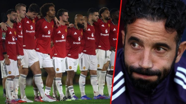 Man Utd players, and Ruben Amorim split