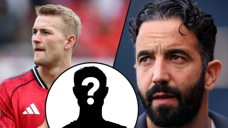 Matthijs de Ligt after the pre-season friendly match between Manchester United and Fiorentina at Old Trafford, inset Manchester United manager Rube...
