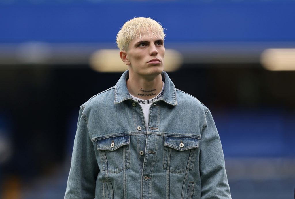 Alejandro Garnacho of Chelsea after the Premier League match between Chelsea and Fulham at Stamford Bridge on August 30, 2025