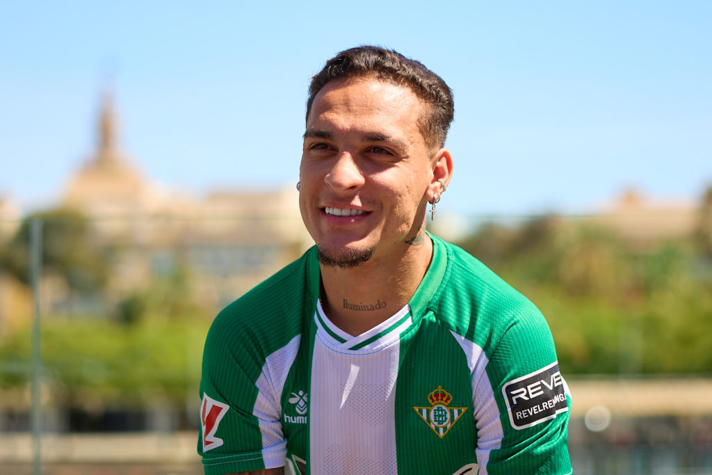 Antony speaks as a Real Betis player after joining from Manchester United.
