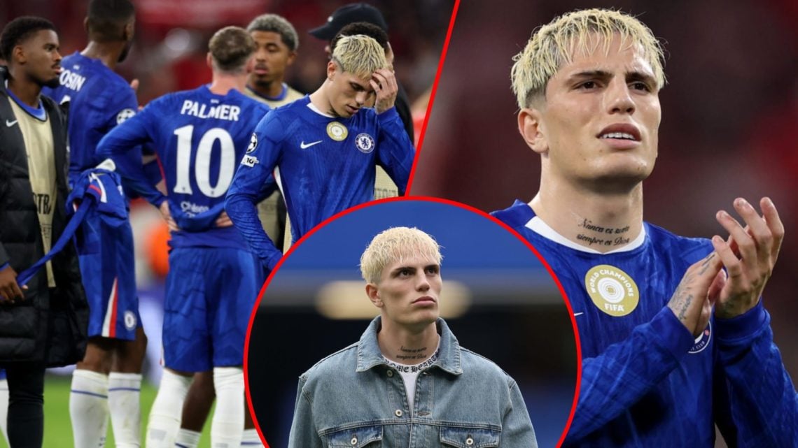 Alejandro Garnacho after the Champions League match against Bayern Munich, inset the former Manchester United winger, inset the Chelsea summer sign...