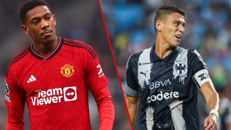 Anthony Martial and Hector Moreno