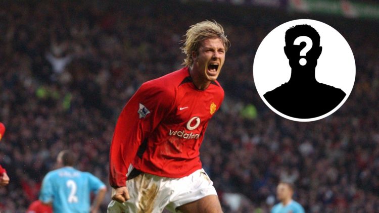 David Beckham split image and mystery