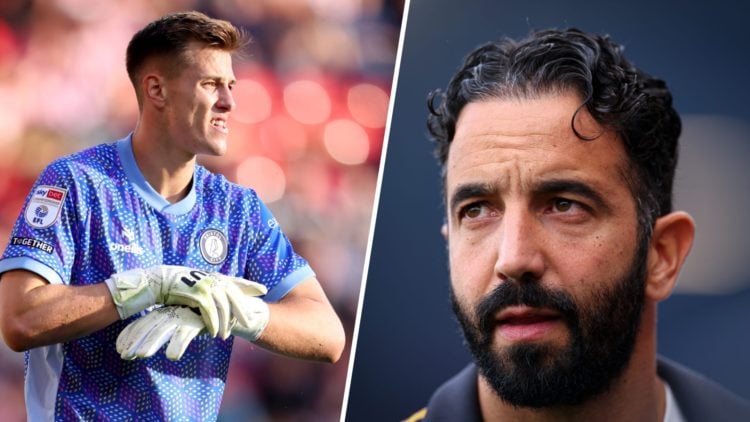 Radek Vitek split image with Ruben Amorim