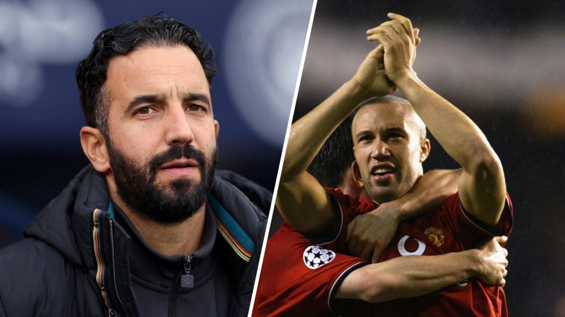Ruben Amorim split image with Mikael Silvestre
