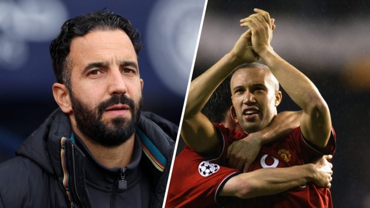 Ruben Amorim split image with Mikael Silvestre