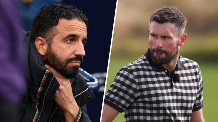 Ruben Amorim split image with Ben Foster