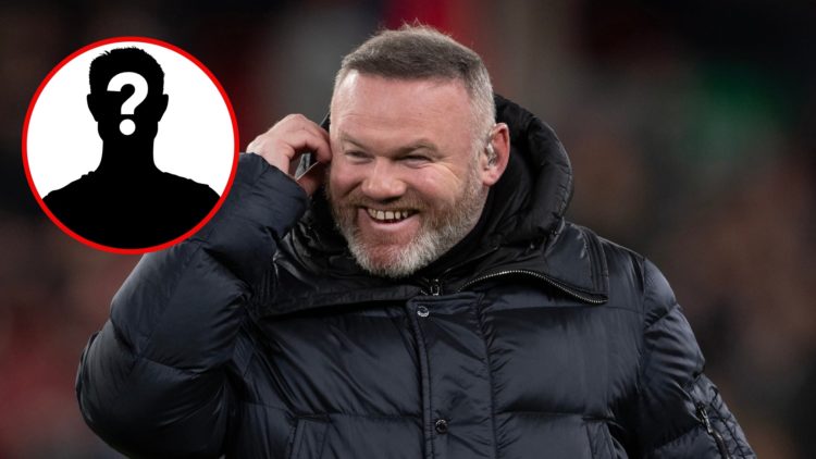 Wayne Rooney split image with mystery player