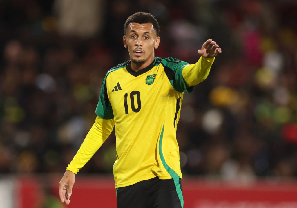 Ravel Morrison during game for Jamaica.