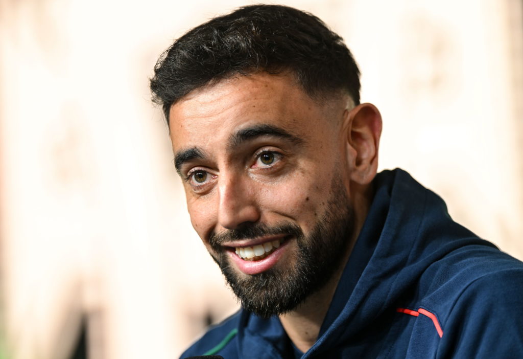 Bruno Fernandes press conference with Portugal