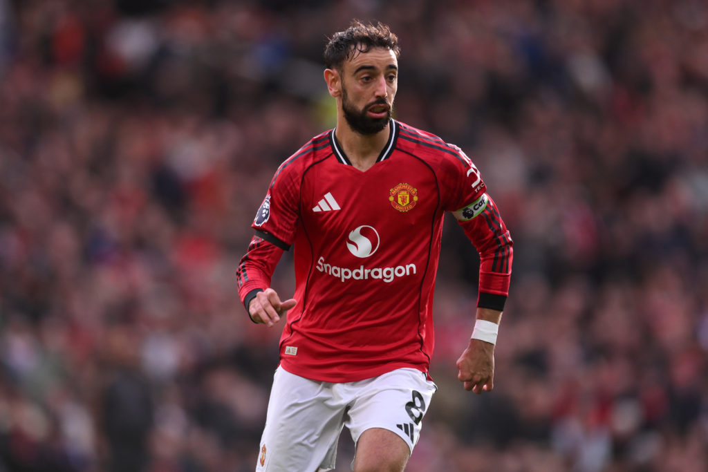 Bruno Fernandes playing Sunderland at Old Trafford