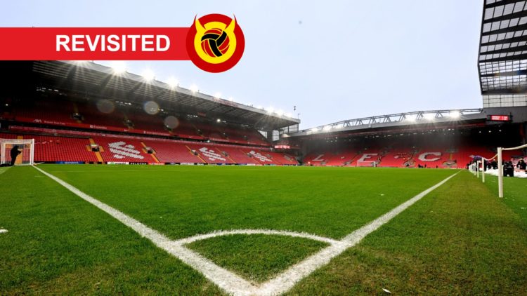 Anfield, with Revisited label