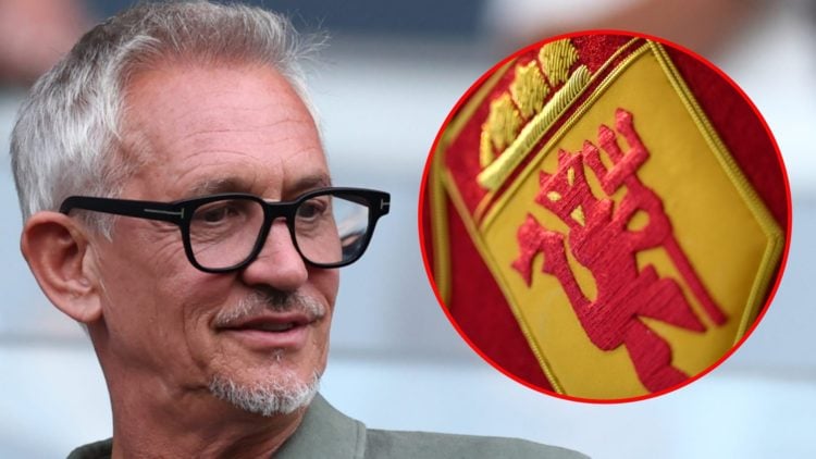 The Rest Is Football podcast co-host and ex-BBC presenter Gary Lineker during the Premier League match between Fulham and Manchester United at Crav...
