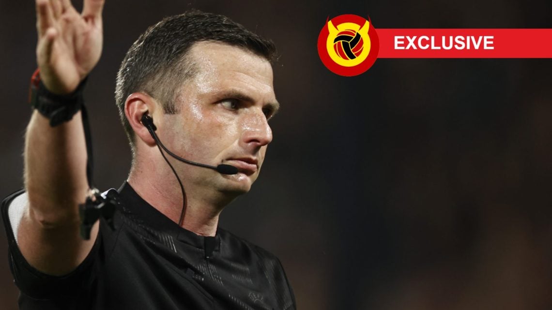 Michael Oliver headshot, with Exclusive strap