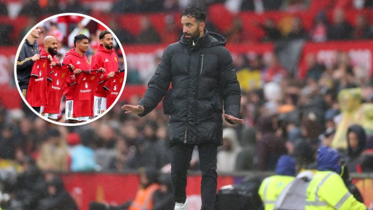 Ruben Amorim split image with new signings