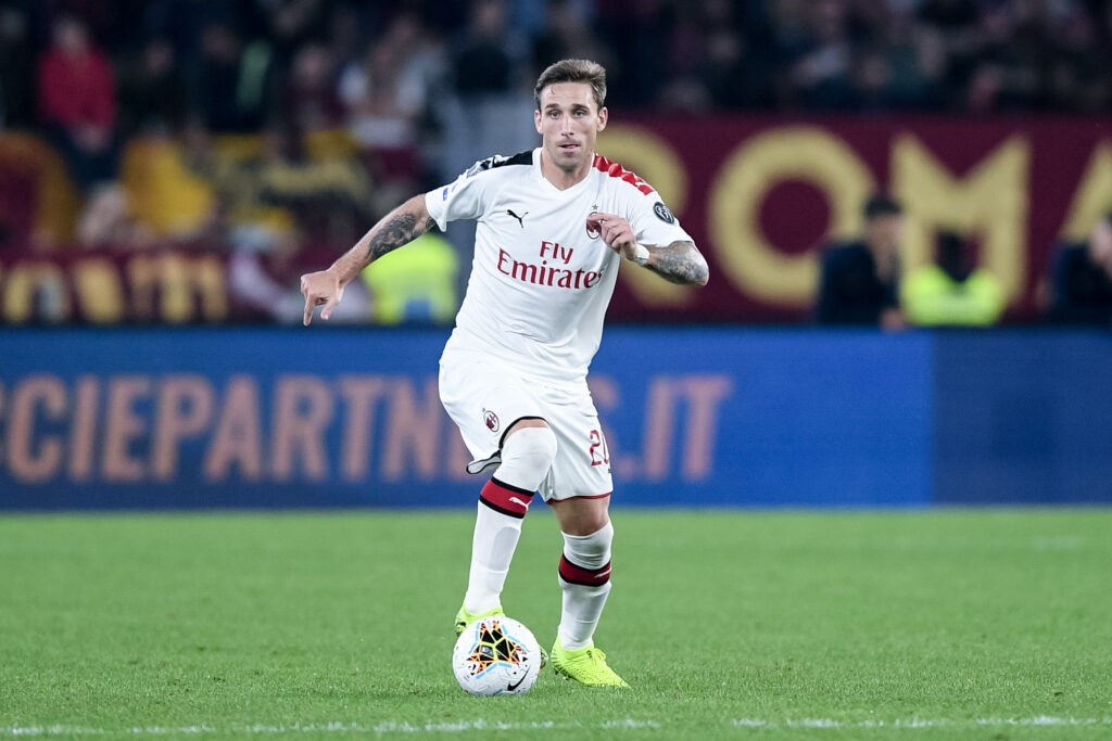 Lucas Biglia playing for AC Milan