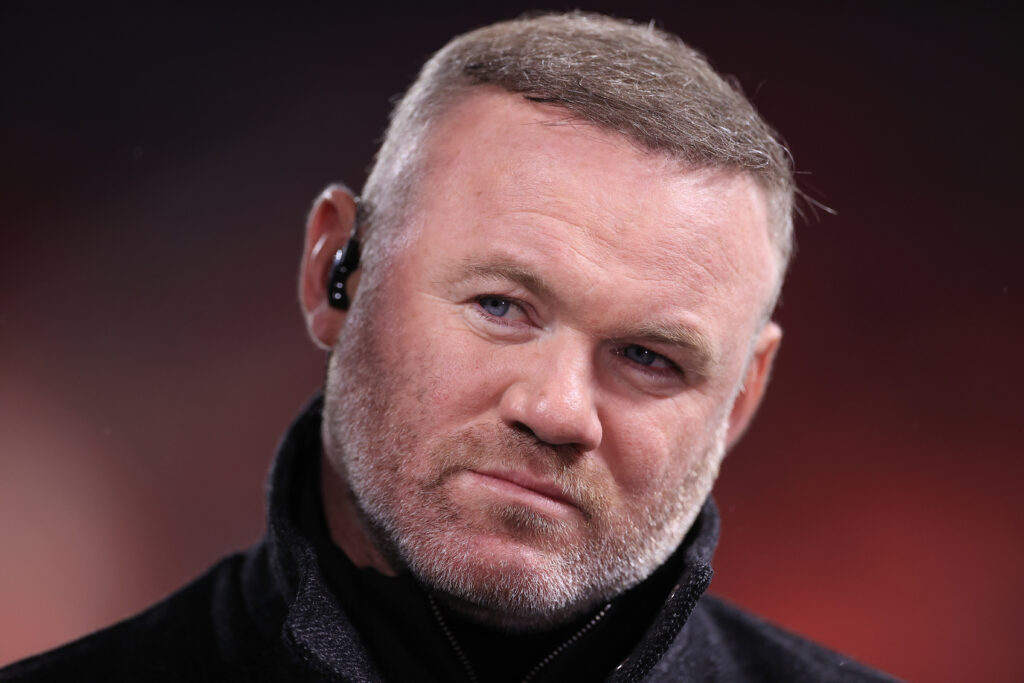 Wayne Rooney covering the Champions League at Anfield