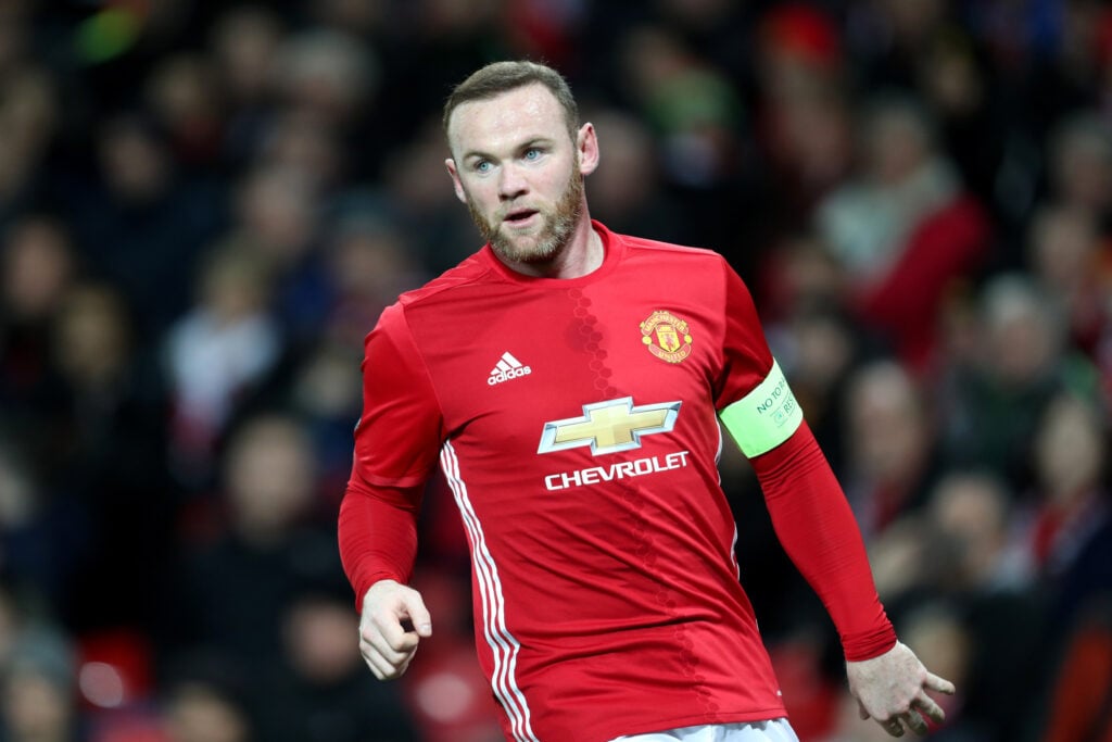 Wayne Rooney in action for Manchester United