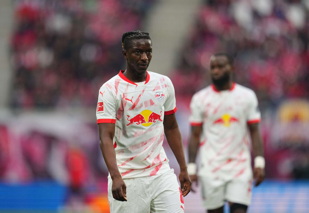 Amadou Haidara playing against Holstein Kiel