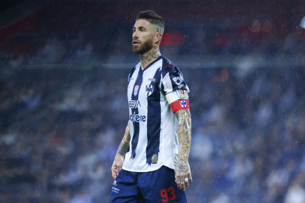 Sergio Ramos playing for Monterrey