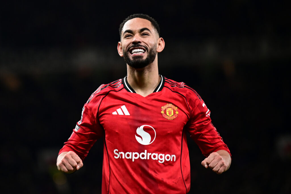 Matheus Cunha celebrates against Bournemouth