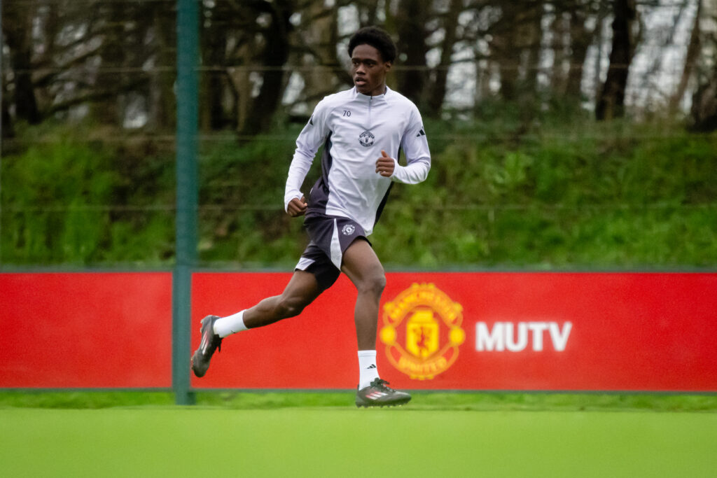 Bendito Mantato during Manchester United Training Session