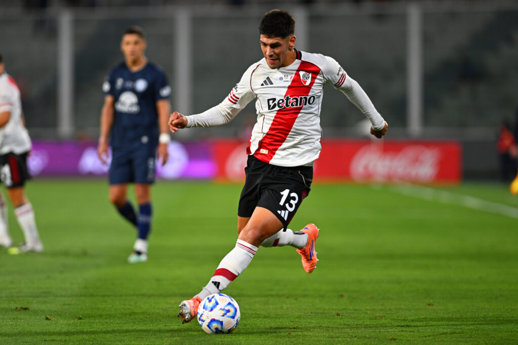 Lautaro Rivero of River Plate in action
