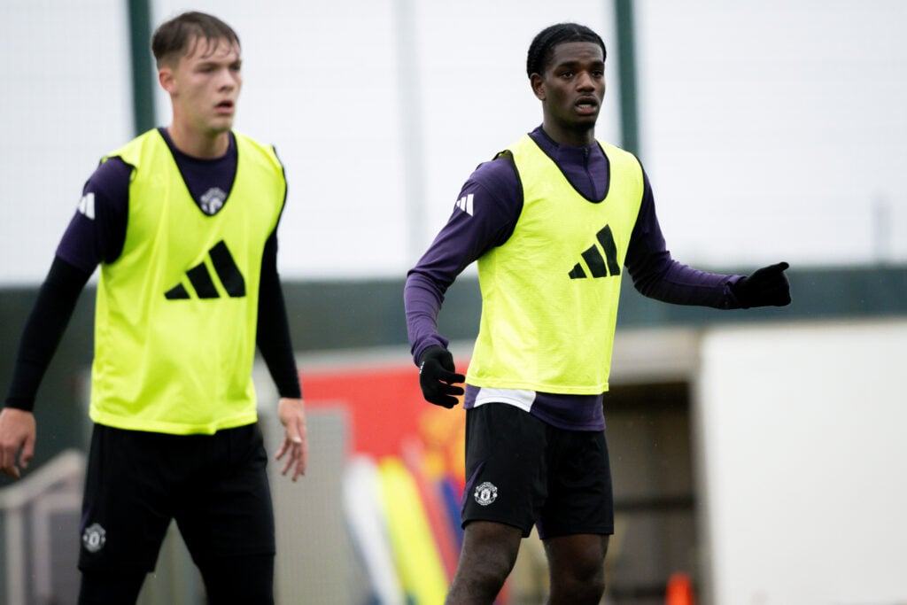 Sam Mather and Ayden Heaven training