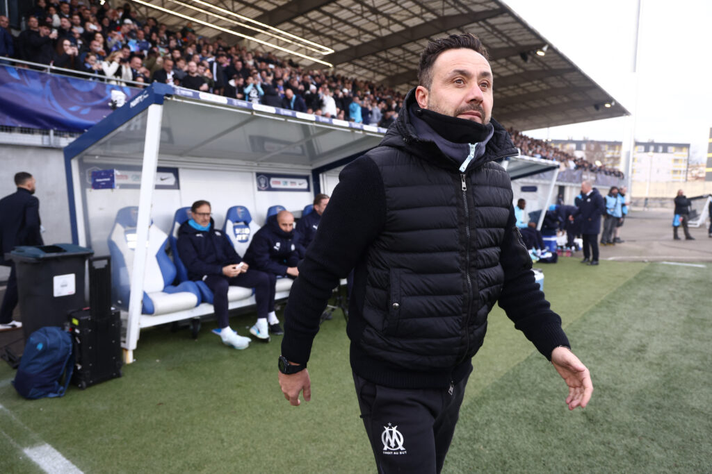 Marseille's Italian head coach Roberto De Zerbi