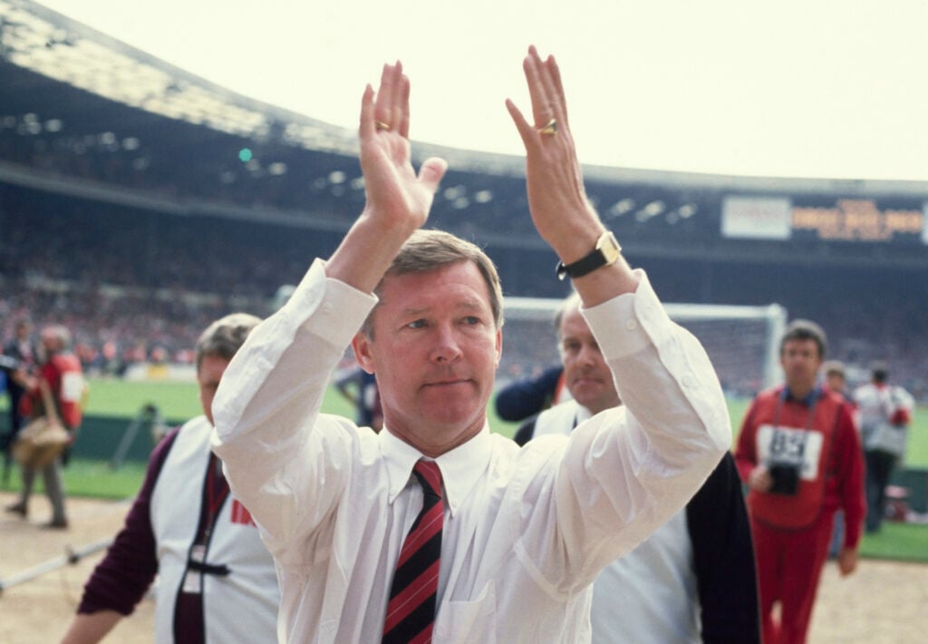 Alex Ferguson at the 1990 FA Cup Final