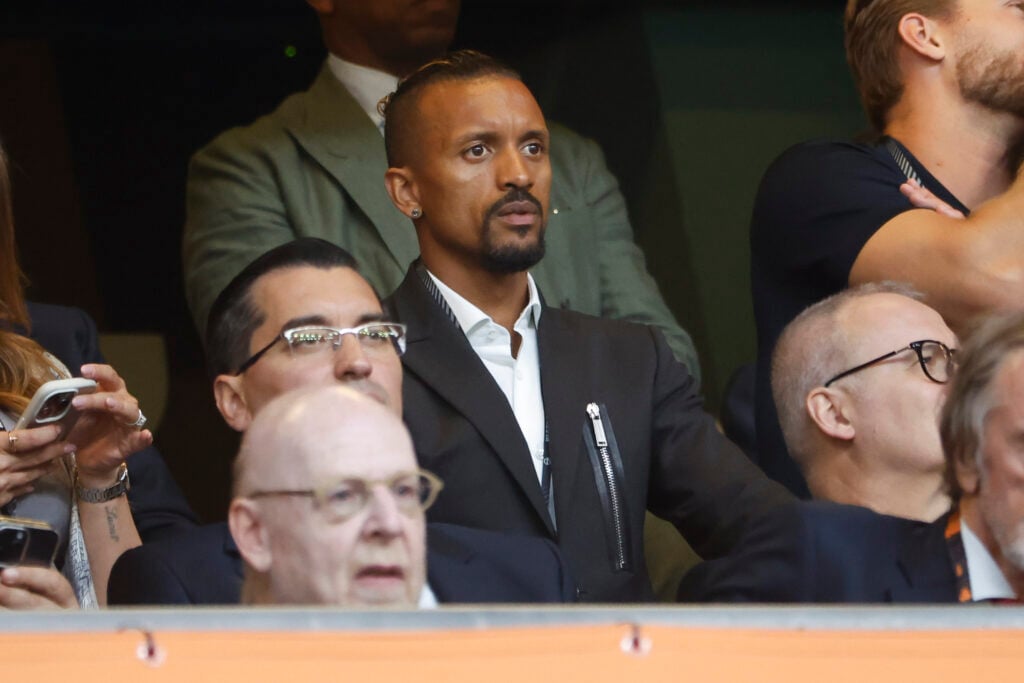 Luis Nani attends the UEFA Europa League Final 2025 between Tottenham Hotspur and Manchester United at San Mames Stadium on May 21, 2025 in Bilbao, Spain.