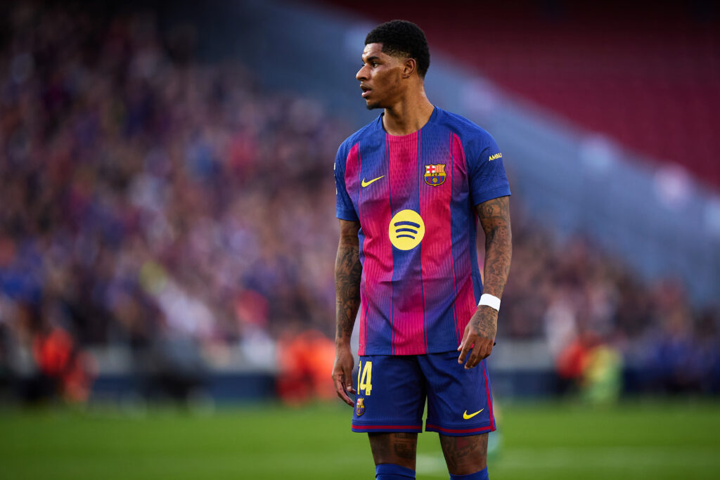 Marcus Rashford playing against Mallorca