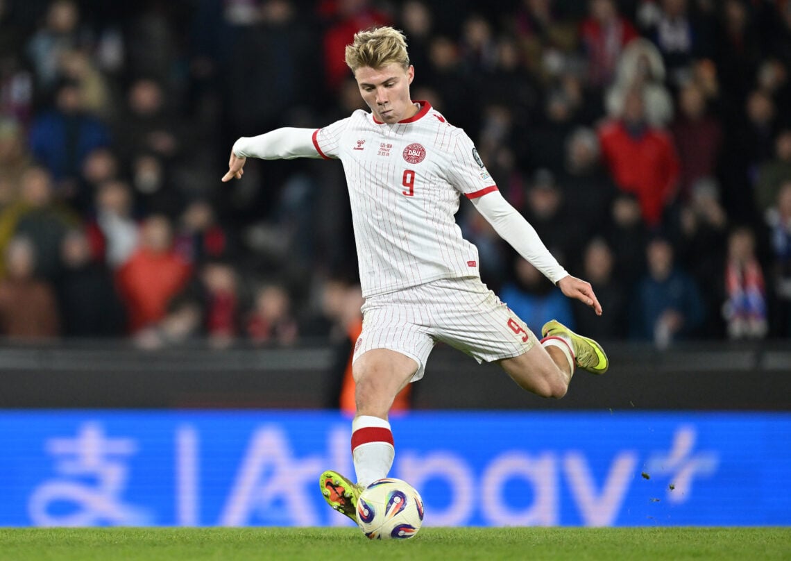 Rasmus Hojlund claims he played 'one of his best' Denmark matches