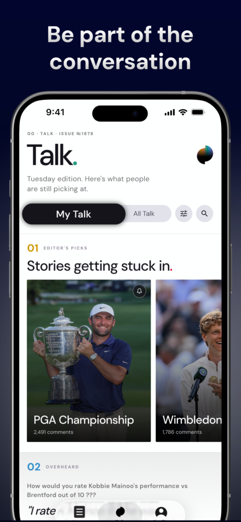 App Store Screenshots TalkingPoints