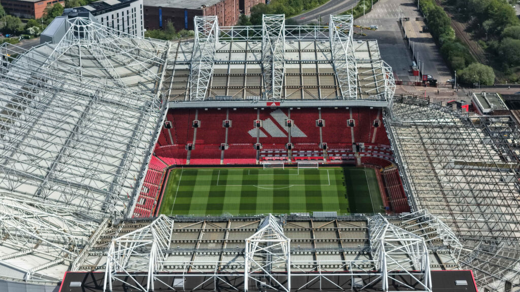Old Trafford aerial shot