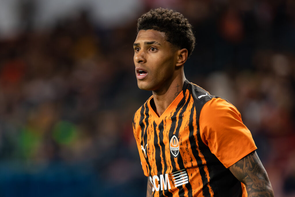 Kaua Elias of Shakhtar seen during the UEFA Conference
