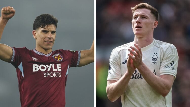 Mateus Fernandes for West Ham and Elliot Anderson for Forest