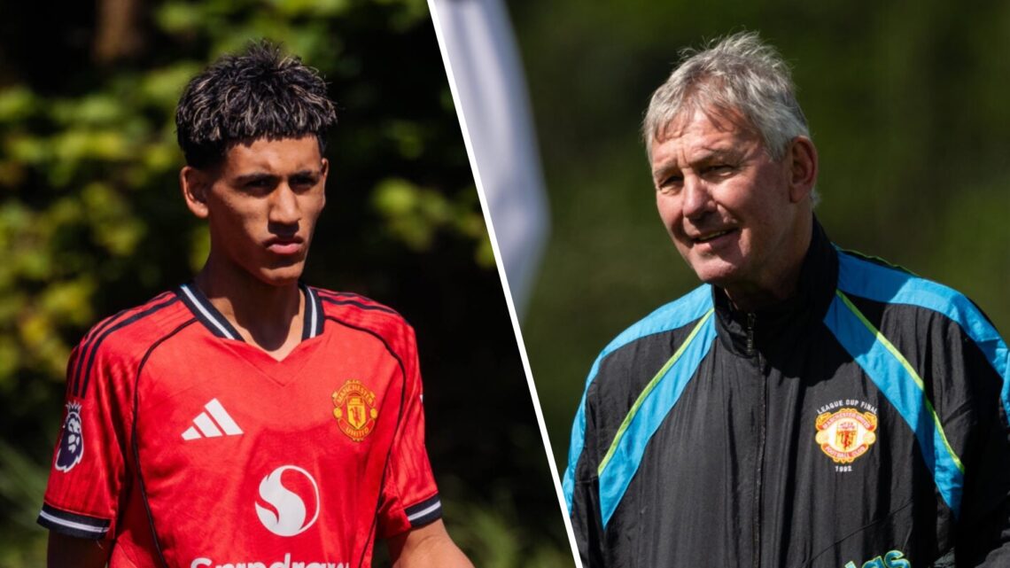 JJ Gabriel and Bryan Robson split image.