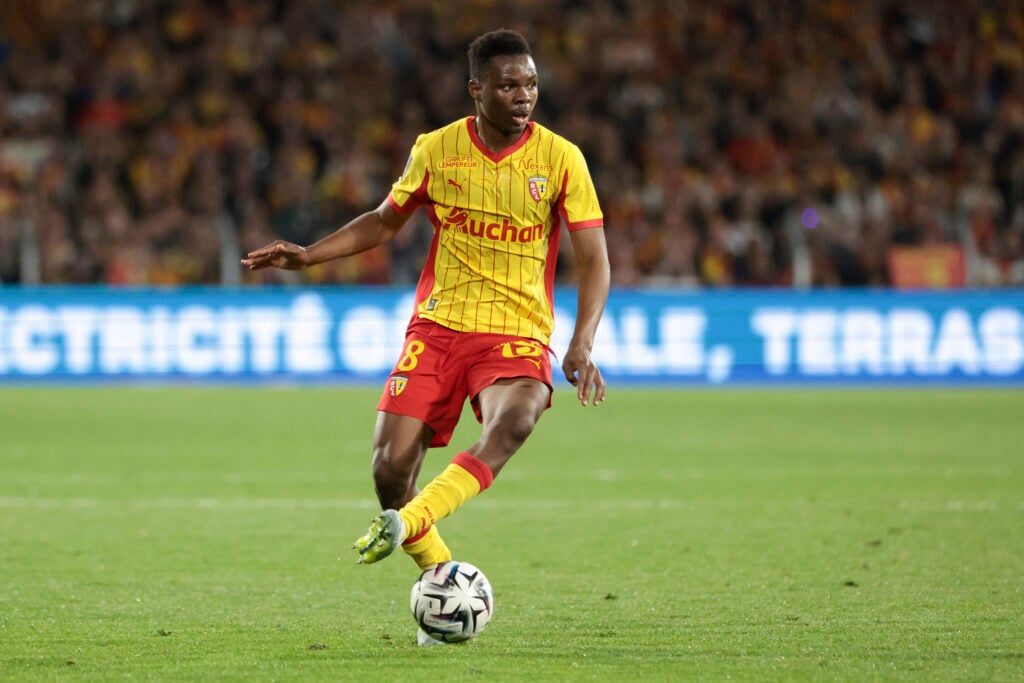 Mamadou Sangaré jogando contra o Toulouse FC