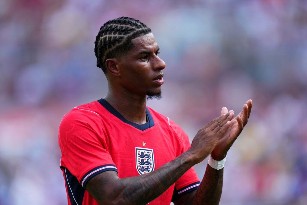Marcus Rashford contra a Nova Zelândia
