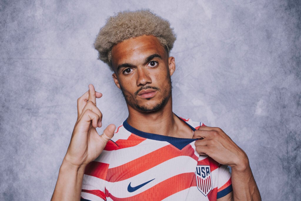 Retrato de Antonee Robinson na Copa do Mundo